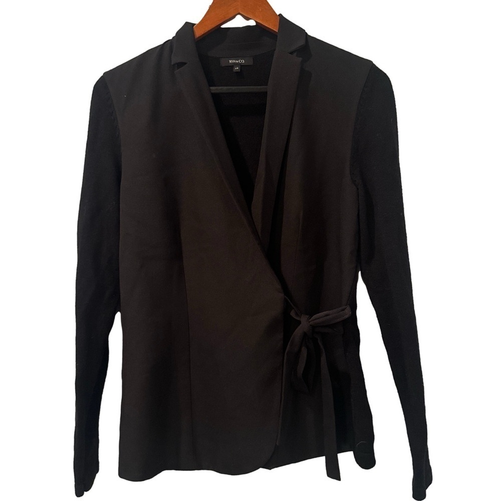 RW&Co black blazer size large